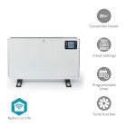 Nedis SmartLife Convection Heater | Wi-Fi | 2000 W | 3 Heat Settings | LCD | 5 - 37 °C | Adjustable thermostat | White