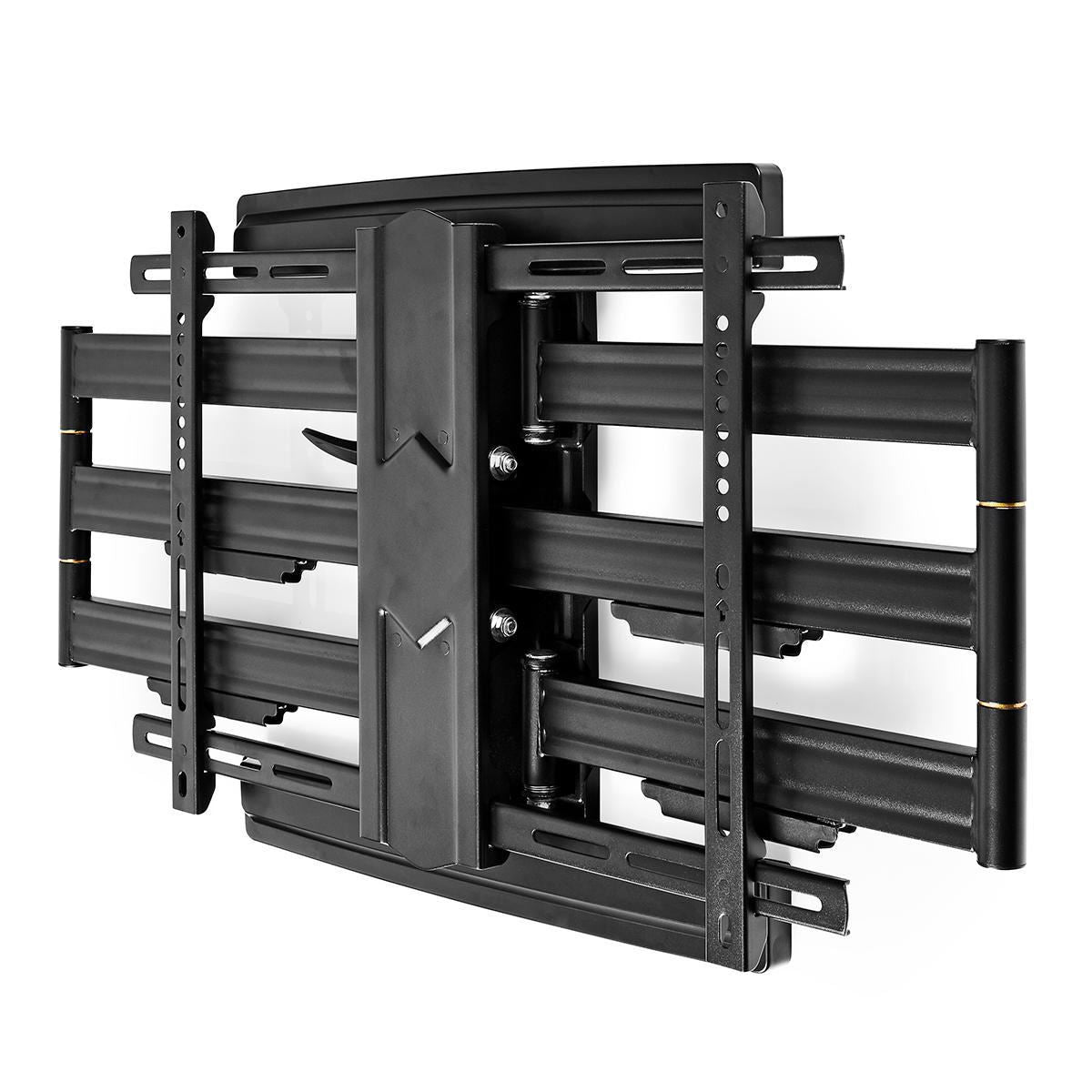Nedis Full Motion TV Wall Mount | 37 - 80 " | Maximum supported screen weight: 70 kg | Tiltable | Rotatable | Minimum wall distance: 70 mm | Maximum wall distance: 800 mm | 6 Pivot point(s) | Steel | Black