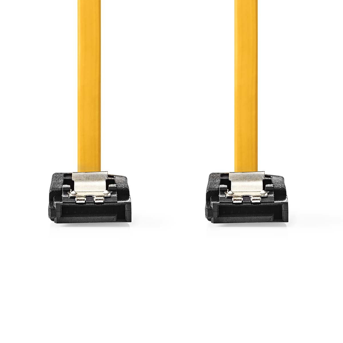 Nedis SATA Cable | 6 Gbps | SATA 7-Pin Female | SATA 7-Pin Female | Nickel Plated | 1.00 m | Flat | PVC | Yellow | Box
