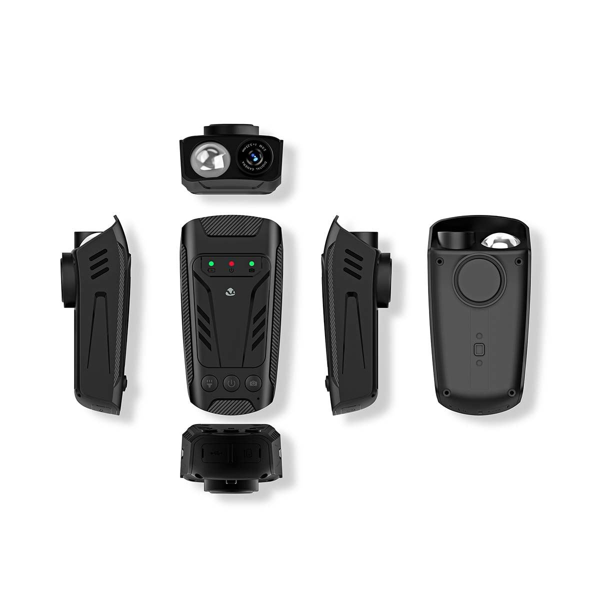 Nedis Cycling Camera | 1080p@30fps | 2 MPixel | 600 min | 70 ° | 300 min | Mounts included | Black