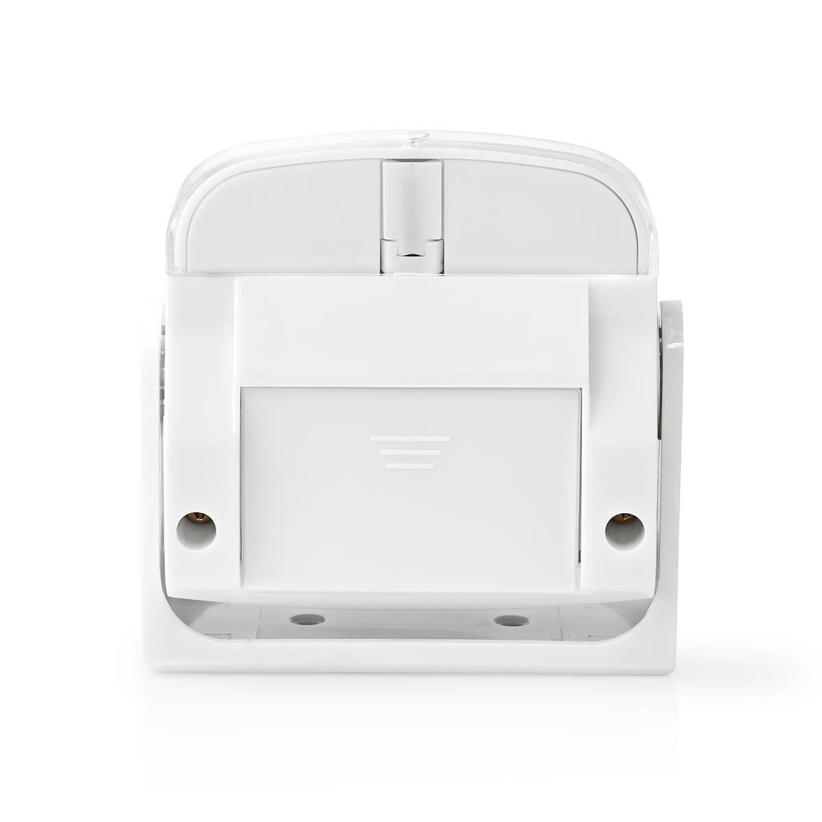 Nedis Motion Detection Alarm | Battery Powered | 3x AAA/LR03 | 80 dB | Detector range: 1.10 m | Detector angle: 10 ° | Ceiling / Wall | White