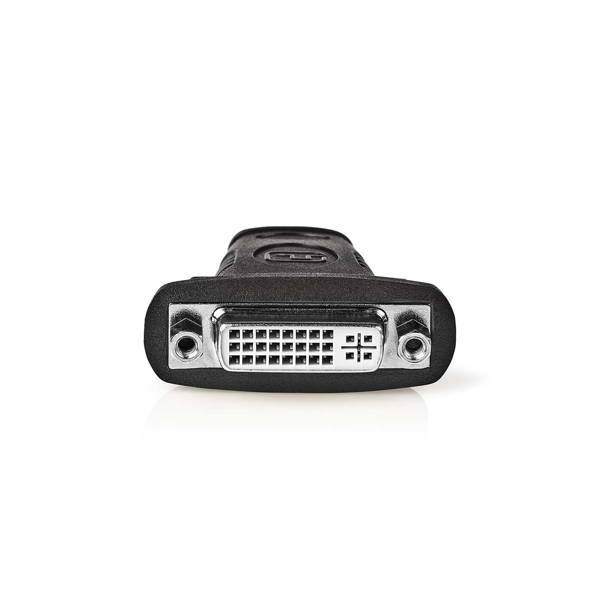Nedis HDMI™ Adapter | HDMI™ Connector | DVI-D 24+1-Pin Female | Gold Plated | Straight | ABS | Black | 1 pcs | Box