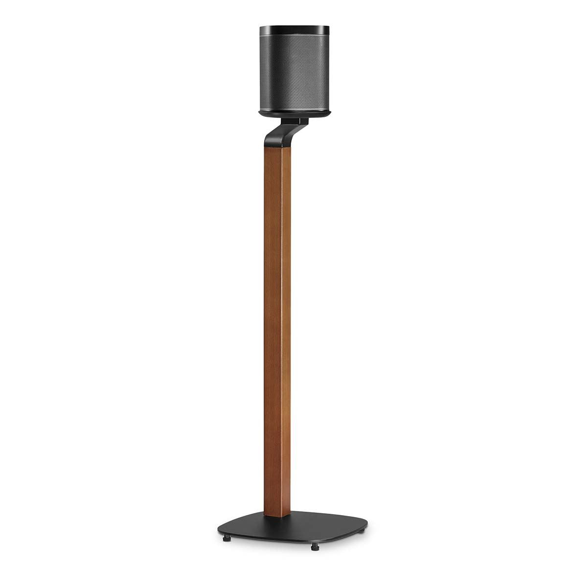 Nedis Speaker Mount | Compatible with: Sonos® One SL™ / Sonos® One™ / Sonos® PLAY:1™ | Stand | 10 kg | Fixed | Metal / Wood | Black / Brown