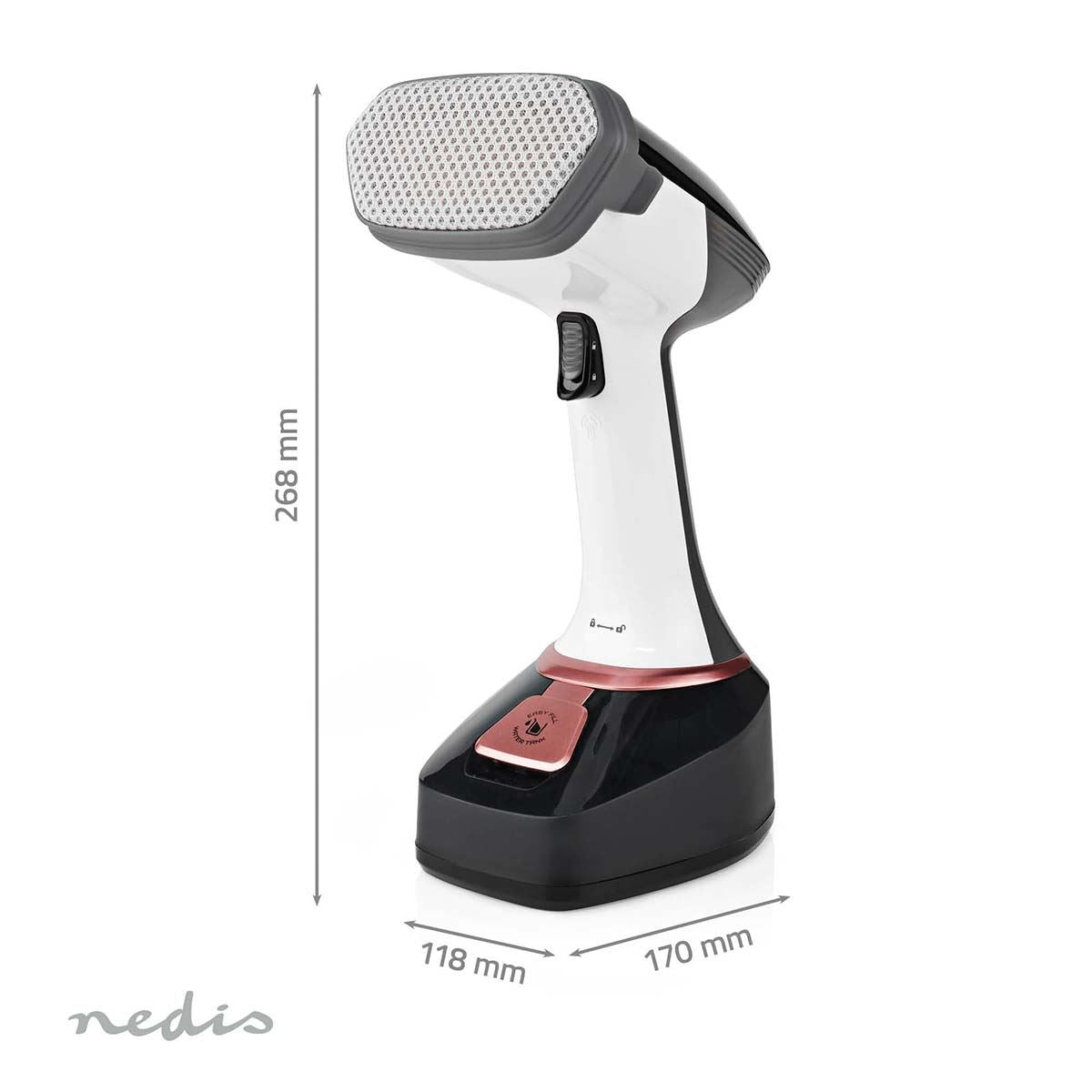 Nedis Garment Steamer | 1400 W | 0.32 l | Removable water reservoir | 25 g/m
