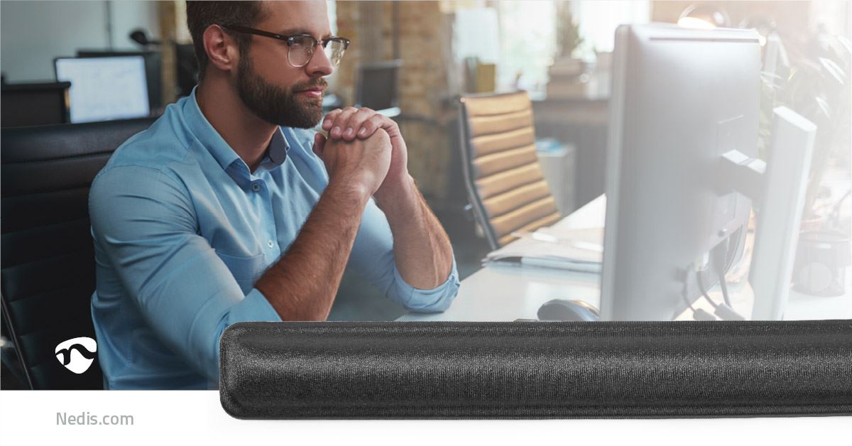 Nedis Gel Keyboard Wrist Pad | Lycra / PU | Yes