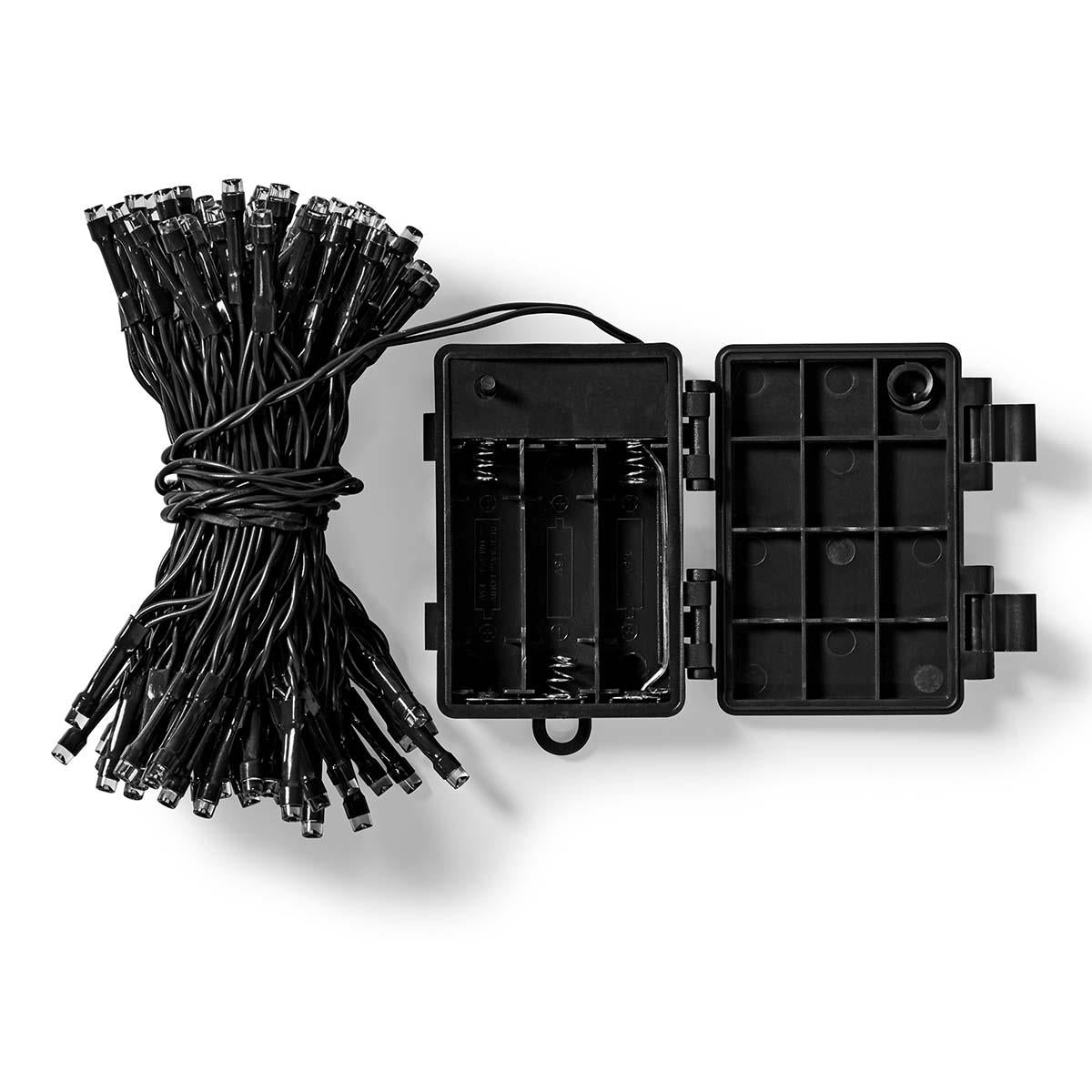 Nedis Christmas Lights | String | 192 LED's | Warm White | 14.40 m | Light effects: 7 | Indoor & Outdoor | Battery Powered