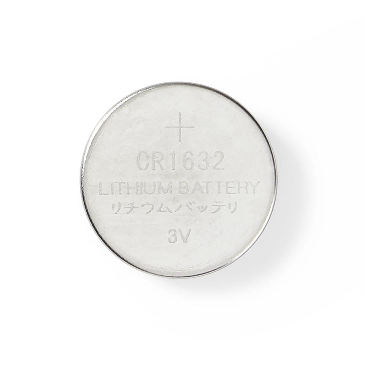 Nedis Lithium Button Cell Battery CR1632 | 3 V DC | Precharged | 5-Pack