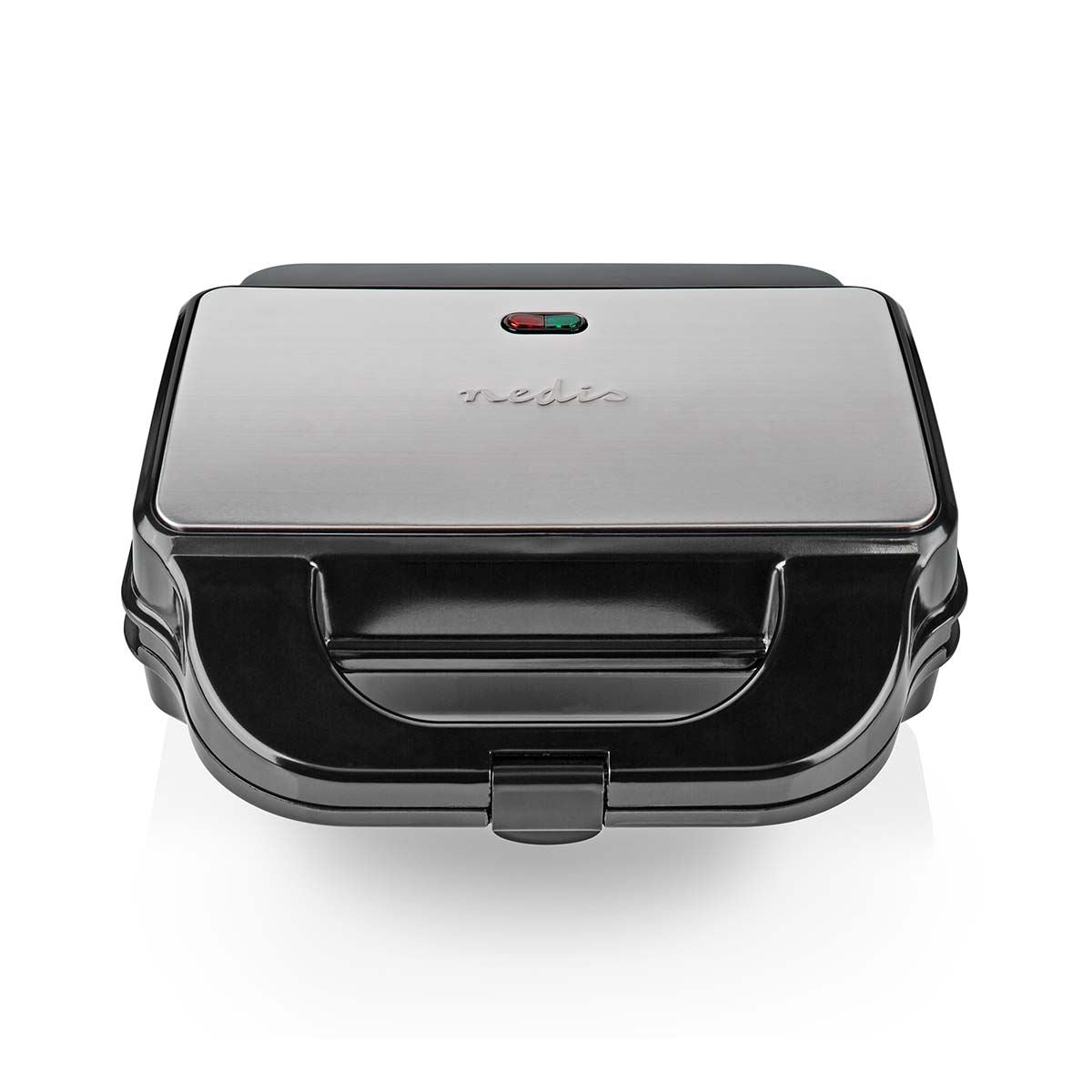 Nedis Multi Grill | Grill / Sandwich / Waffle | 900 W | 28 x 15 cm | Automatic temperature control | Plastic / Stainless Steel