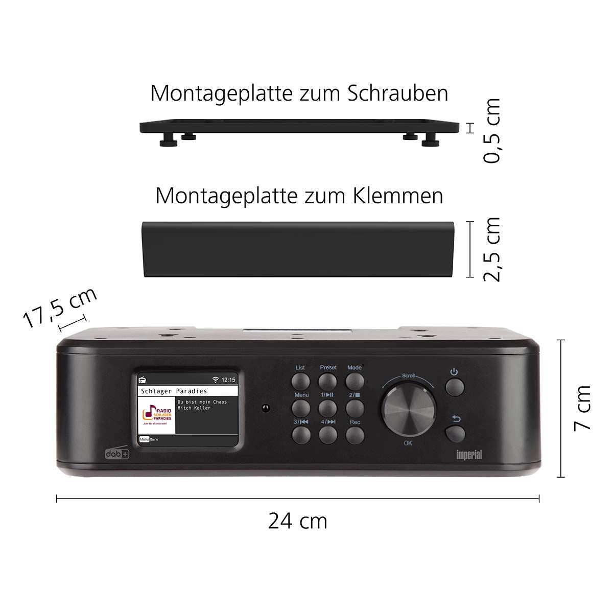 Imperial DABMAN i460 Multifunctional Radio Black