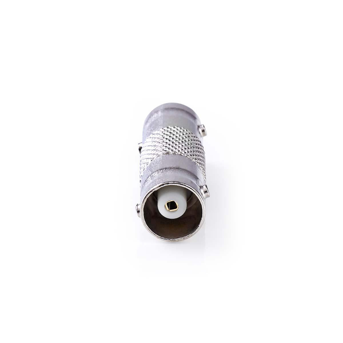 Nedis BNC Adapter | BNC Female | BNC Female | Nickel Plated | 50 Ohm | Straight | Metal | Silver | 10 pcs | Envelope