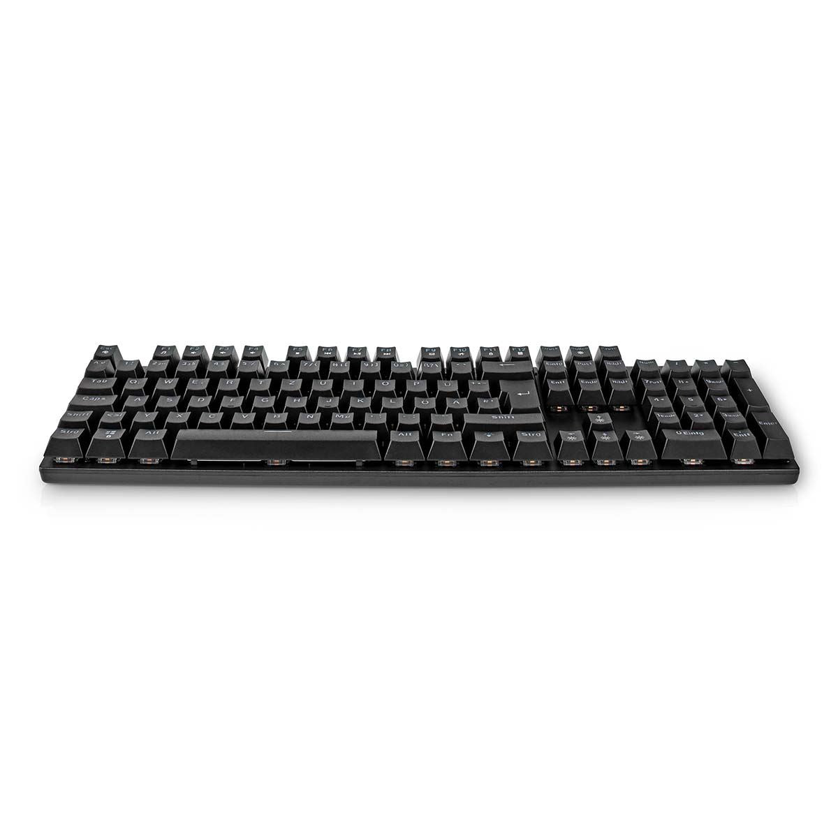 Nedis Wired Gaming Keyboard | USB Type-A | Mechanical Keys | LED | German | DE Layout | USB Powered | Power cable length: 1.50 m | Gaming