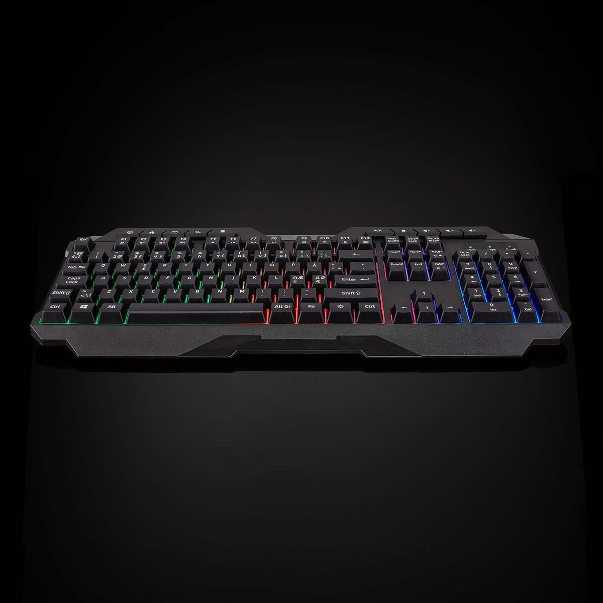 Nedis Wired Gaming Keyboard | USB Type-A | Membrane Keys | LED | QWERTY | ND Layout | USB Powered | Power cable length: 1.30 m | Multimedia