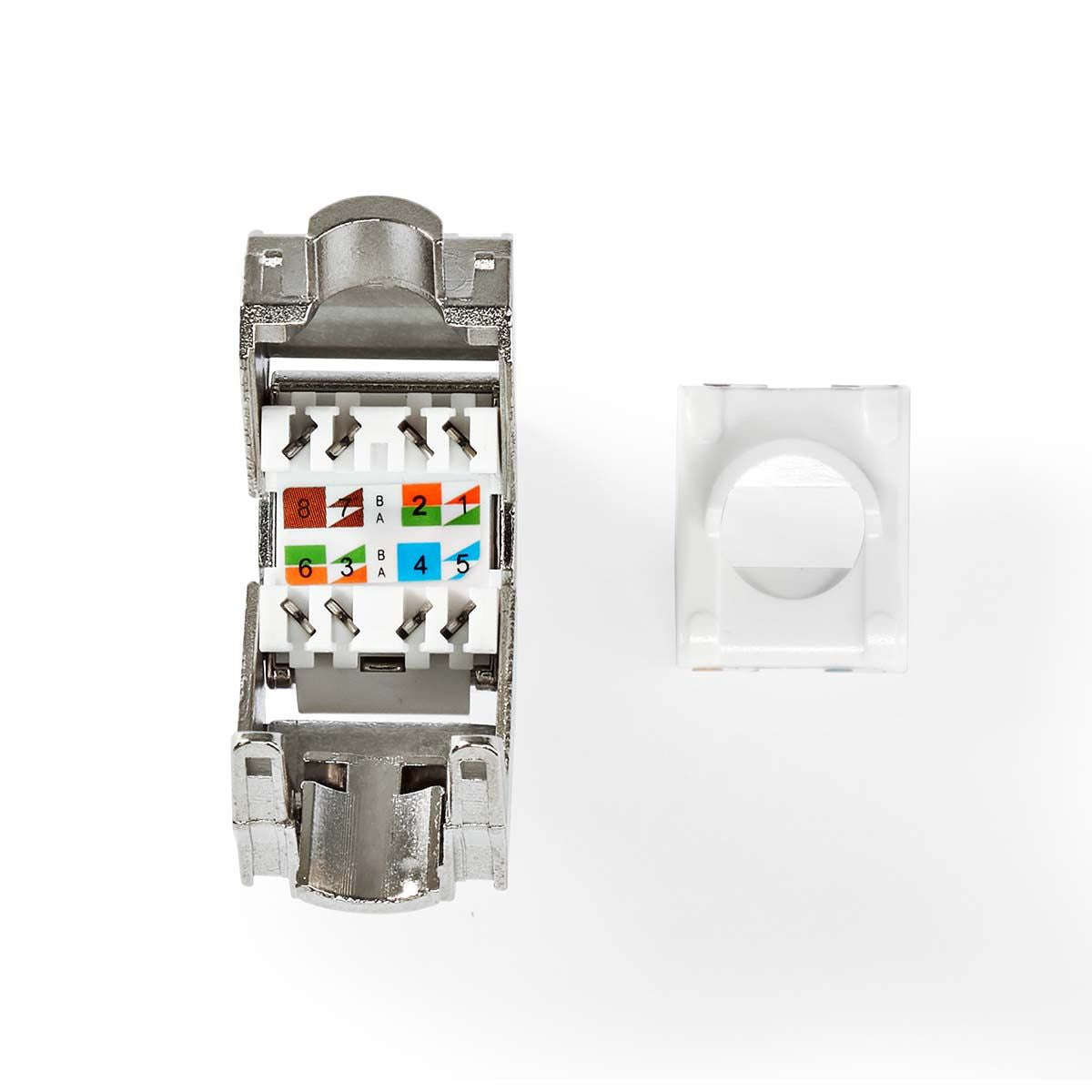Nedis Keystone | CAT7 | RJ45 Female | S/FTP | Metal | Box