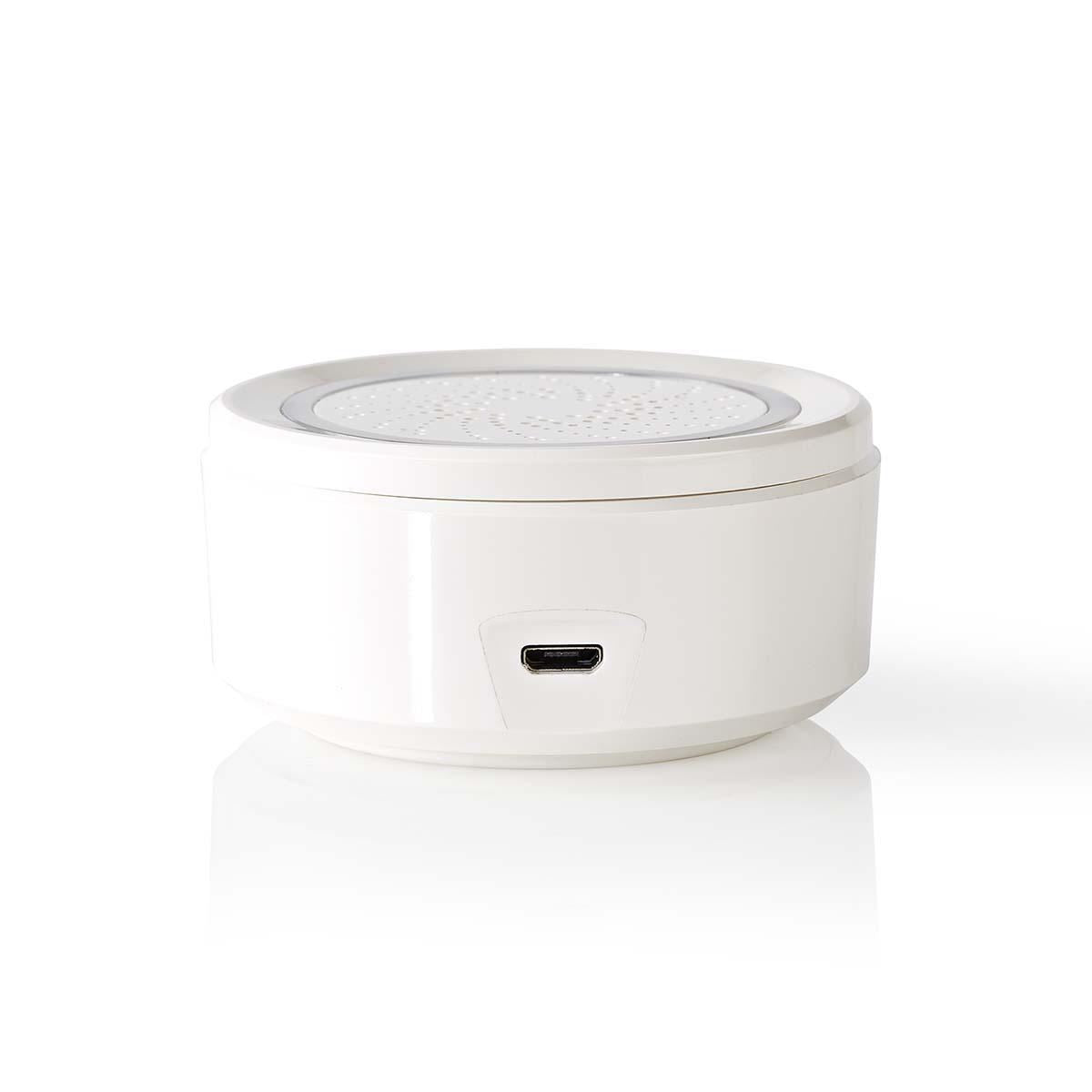 Nedis SmartLife Siren | Wi-Fi | Mains Powered | 8 Sounds | 85 dB | Android™ / IOS | White
