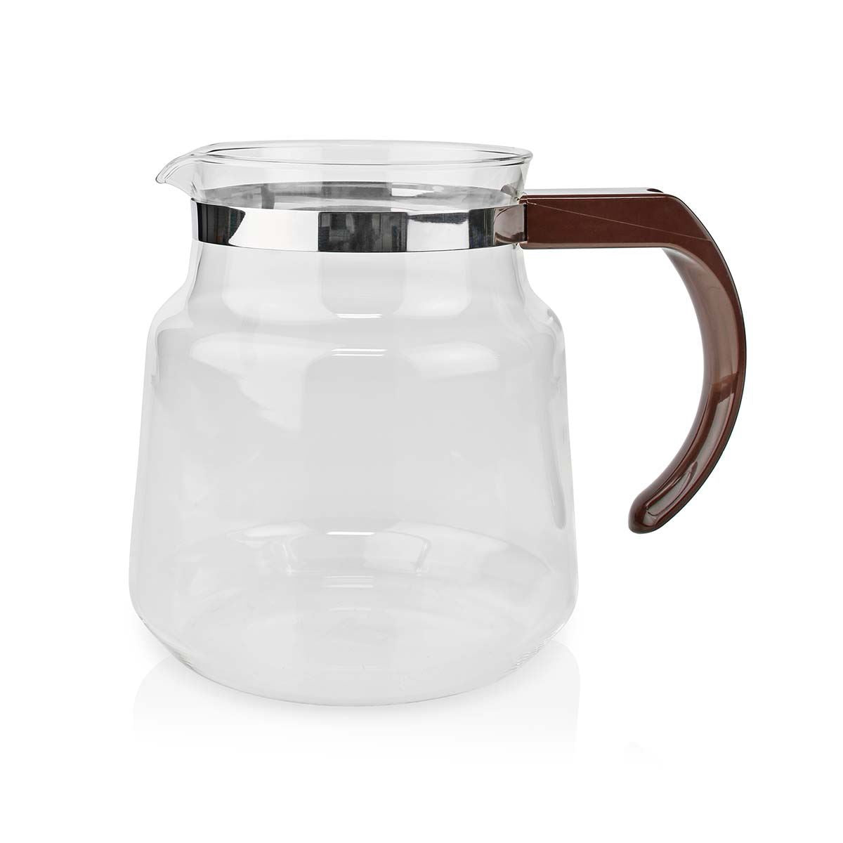 Nedis Glass Coffee Jug | Compatible with: Moccamaster K / KB/ 1 0PL / Excellent 10S | 1.2 l | Brown