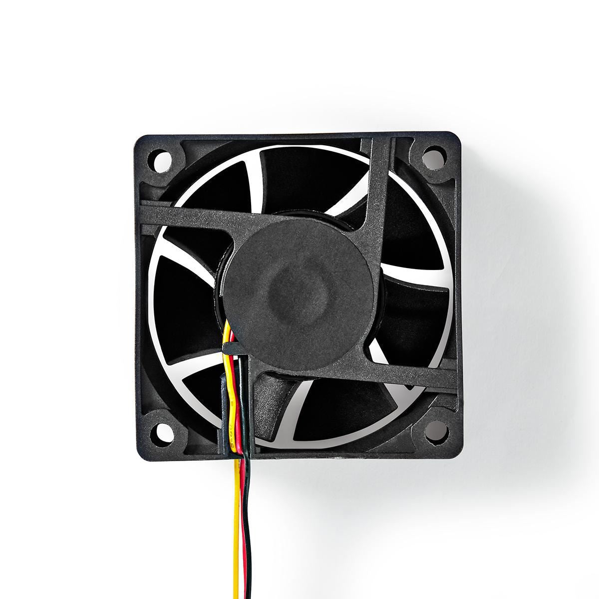 Nedis DC Fan | DC | Fan size: 60 mm | 3-Pin | 32.3 dBA | Black