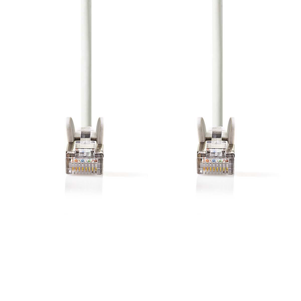 Nedis CAT5e Network Cable | SF/UTP | RJ45 Male | RJ45 Male | 3.00 m | Round | PVC | White | Blister