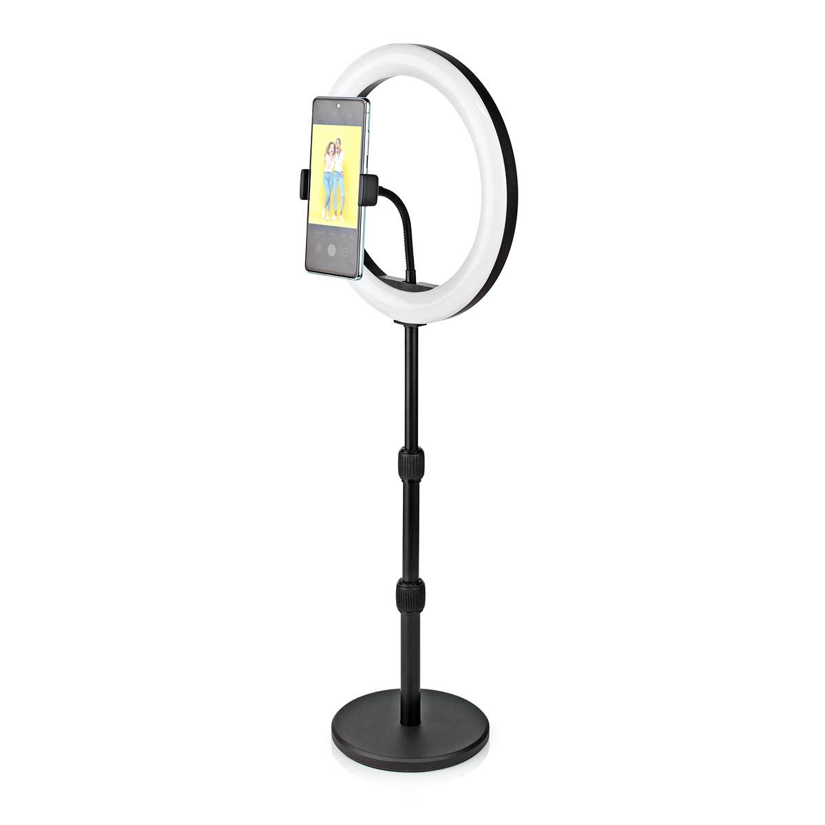 Nedis Ring Light | 10 inch | 120 LED's | 2700 - 6700 K | Desktop | Black