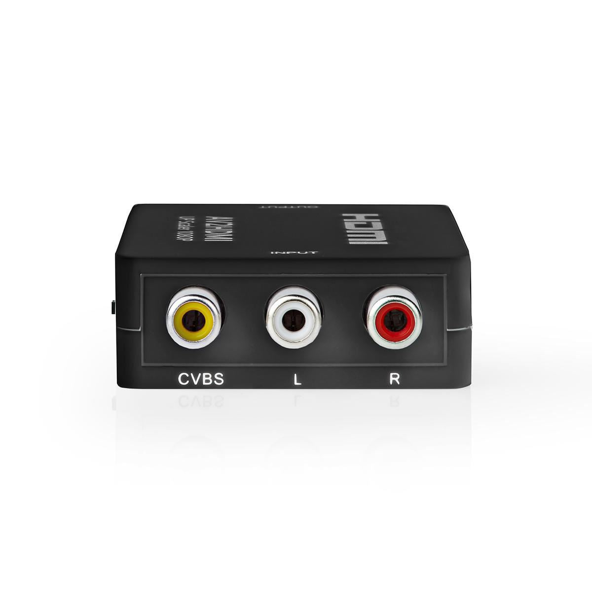 Nedis HDMI™ Converter | 3x RCA Female | HDMI™ Output | 1-way | 1080p | 1.65 Gbps | ABS | Anthracite