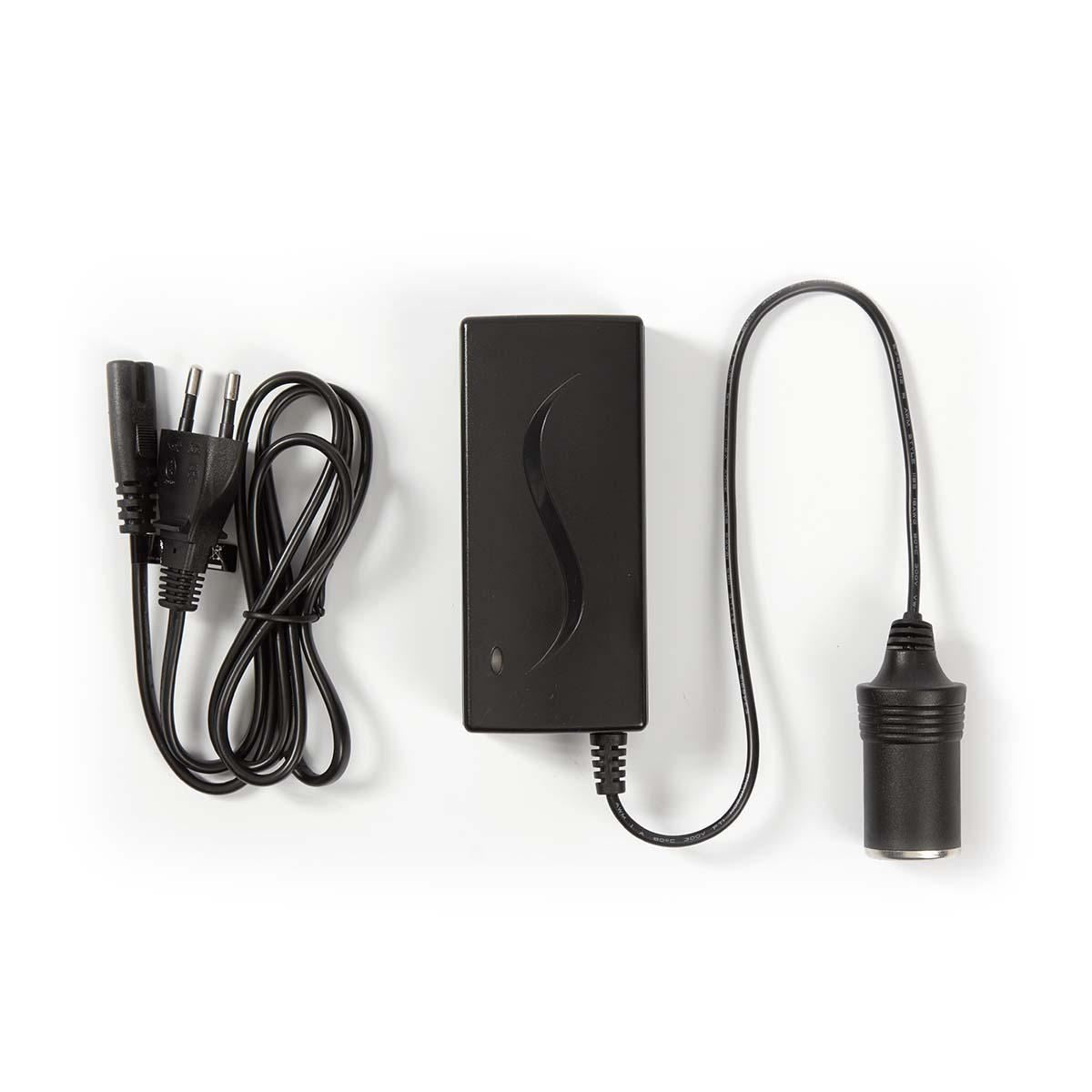 Nedis Power Converter | Mains Powered | 230 V AC 50 Hz | 12 V DC | 60 W | Plug with earth contact | Black