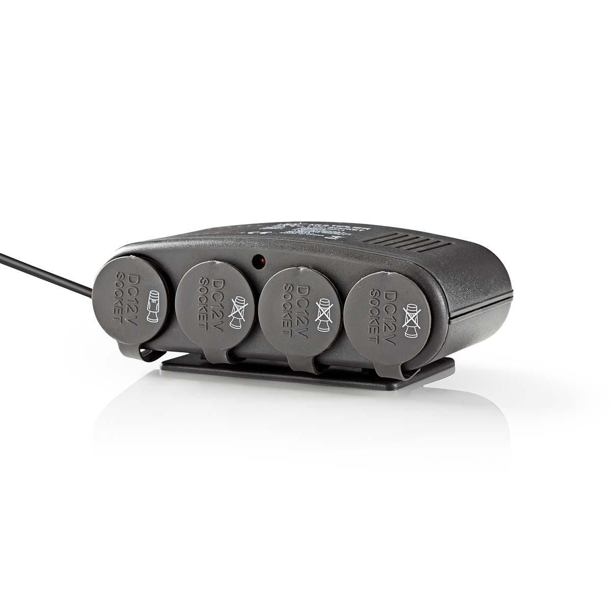 Nedis Universal DC/DC Power Adapter | Car Adapter | 120 W | Input voltage: 12 V DC | 12 V DC | Maximum output current per port: 4.0 A | Black