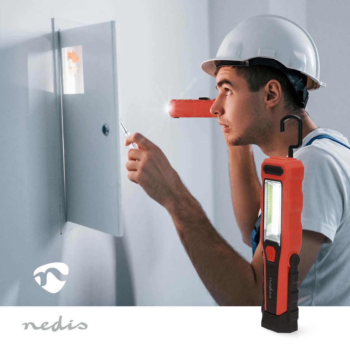 Nedis Rechargeable COB LED handheld work light