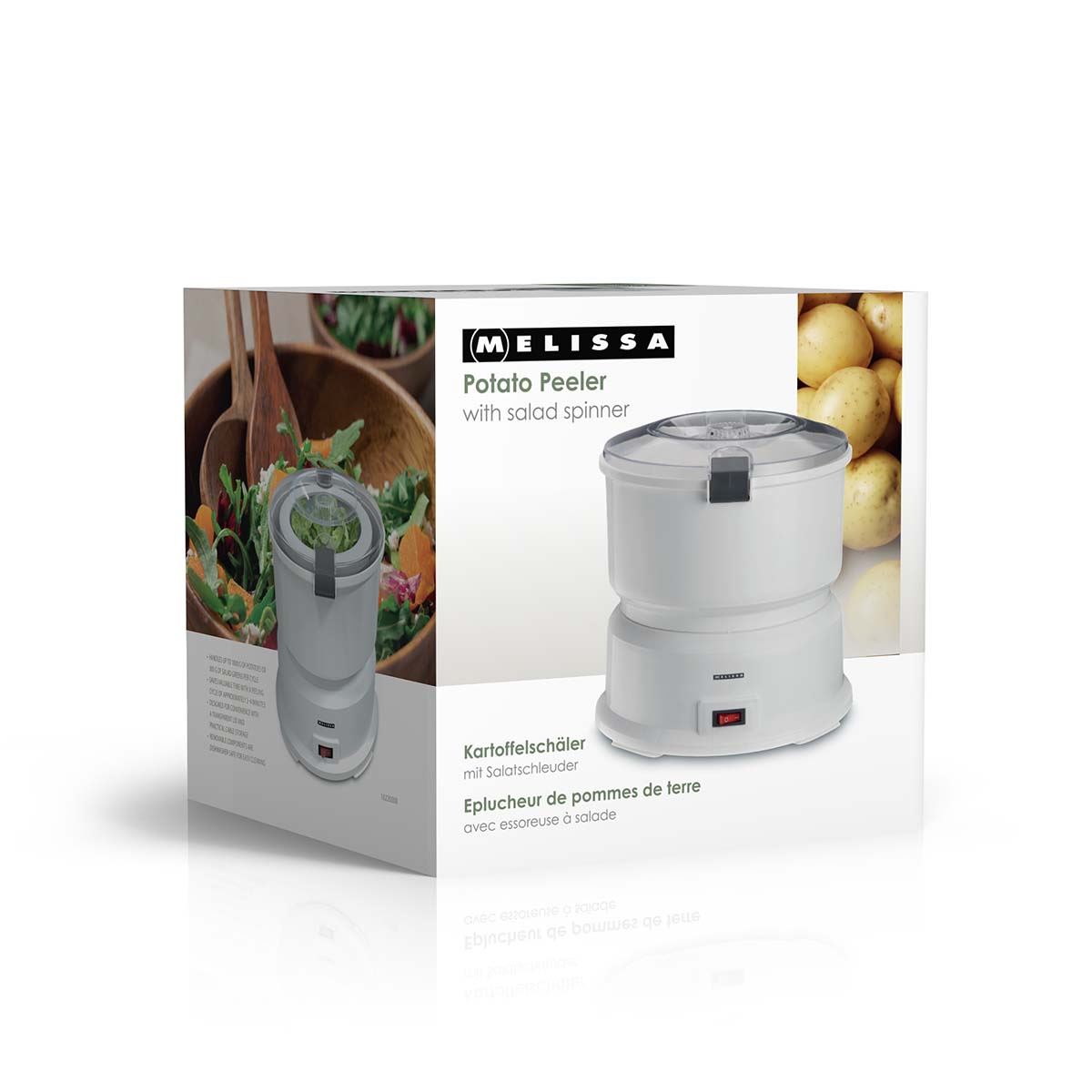 MELISSA 85W Electric Potato Peeler Machine | With Salad Spinner |1kg | with Container