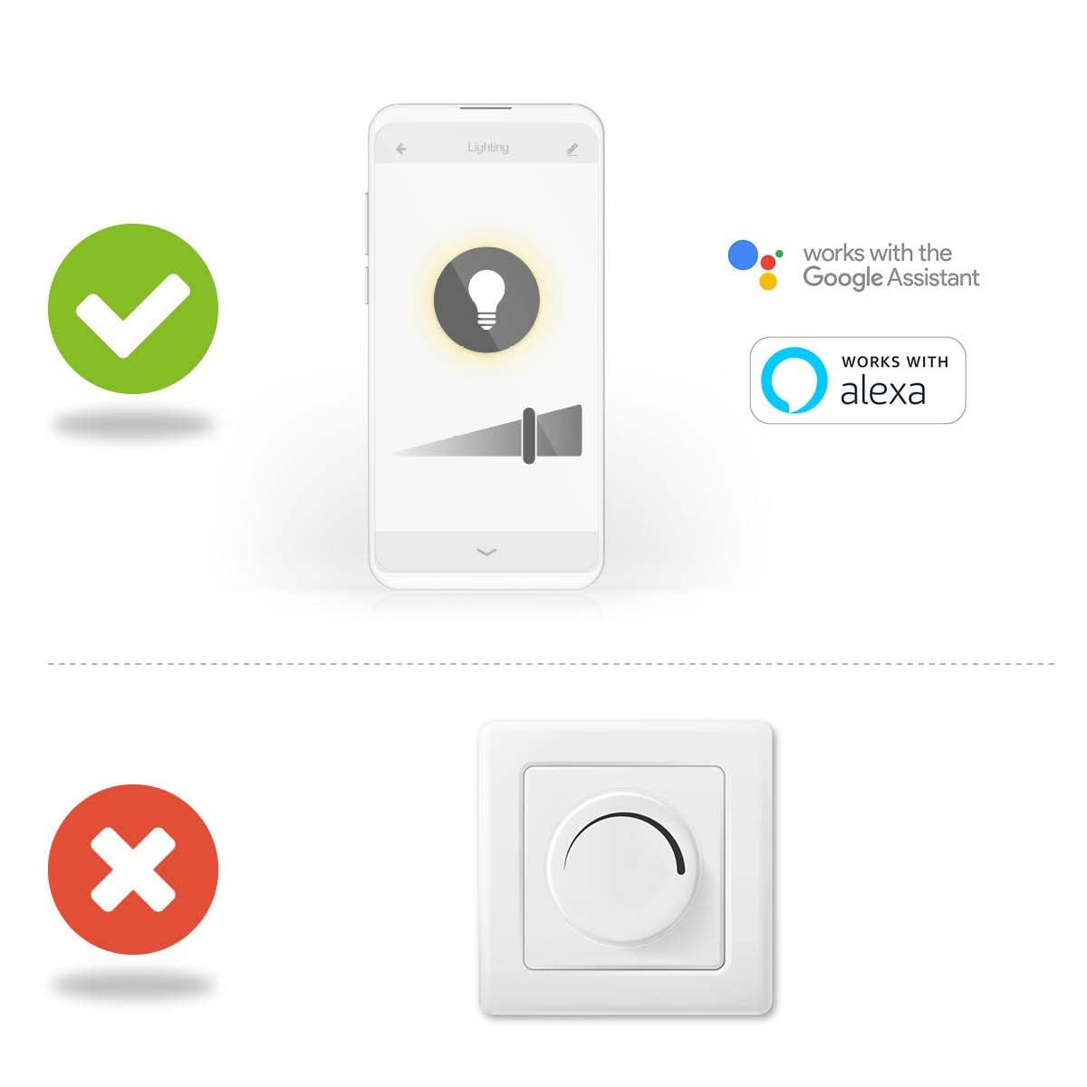 Nedis Smartlife Outdoor Light | Motion Sensor | 1500 lm | Wi-Fi | 20 W | Dimmable White | 3000 - 6500 K | Aluminium | Android™ / IOS