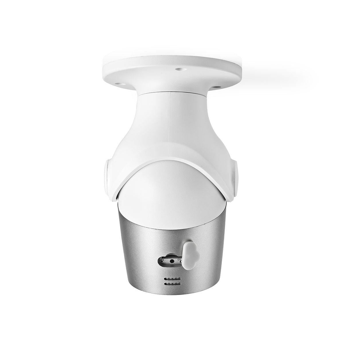 Nedis SmartLife Outdoor Camera | Wi-Fi | Full HD 1080p | IP65 | Cloud Storage (optional) / microSD (not included) | 12 V DC | With motion sensor | Night vision | Silver / White