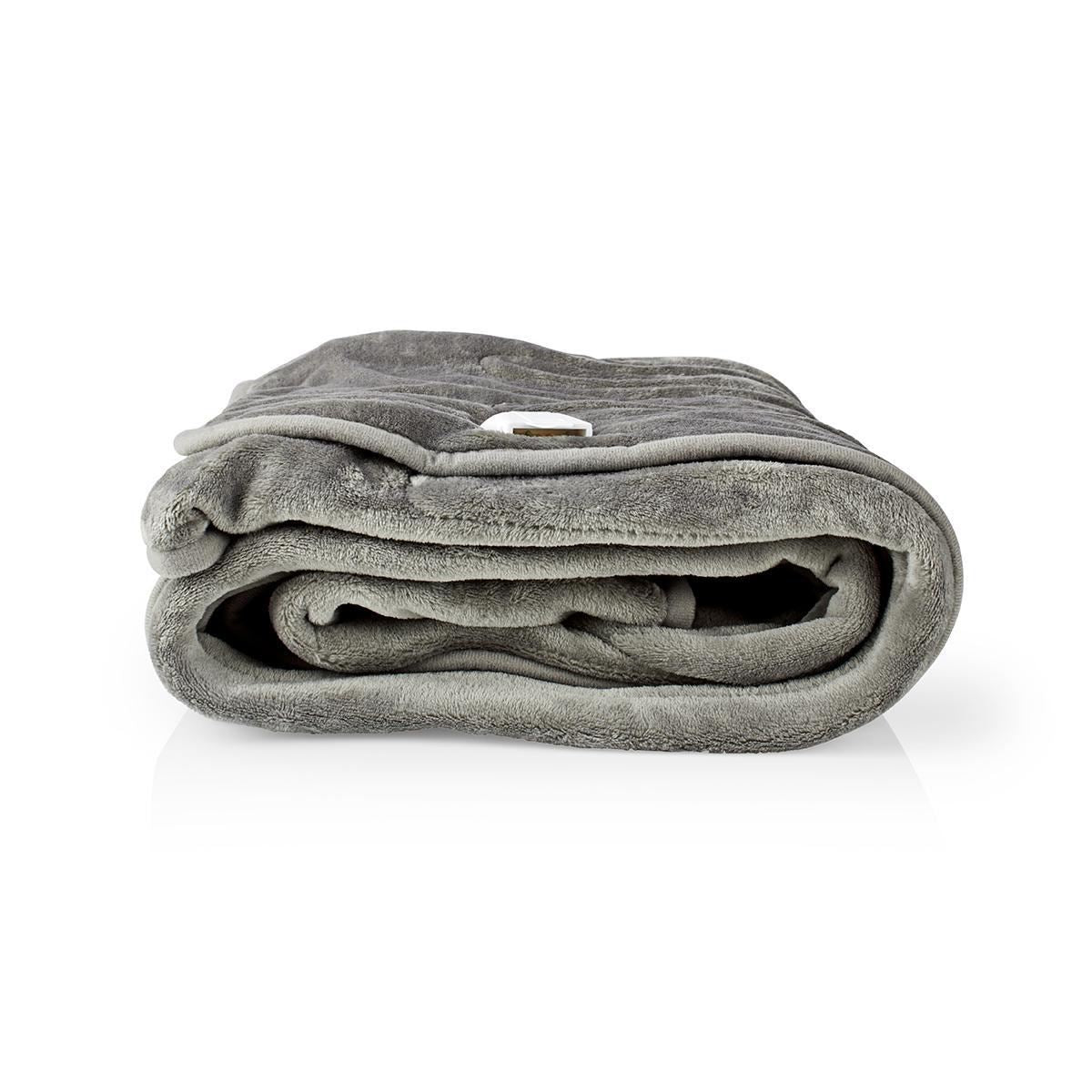 Nedis Electric Blanket | Overblanket | 1 Person | 180 x 130 cm | 9 Heat Settings | Washable | Overheating protection | Digital control | Fleece