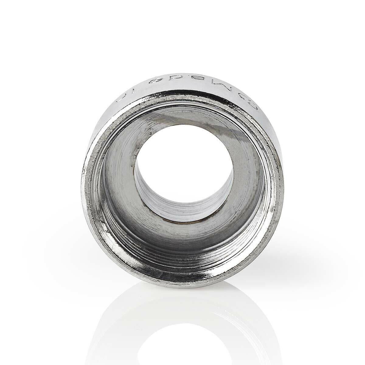 Nedis WAHA3412 | Hose Connector | 3/4'' | 1/2'' | Metal | Silver