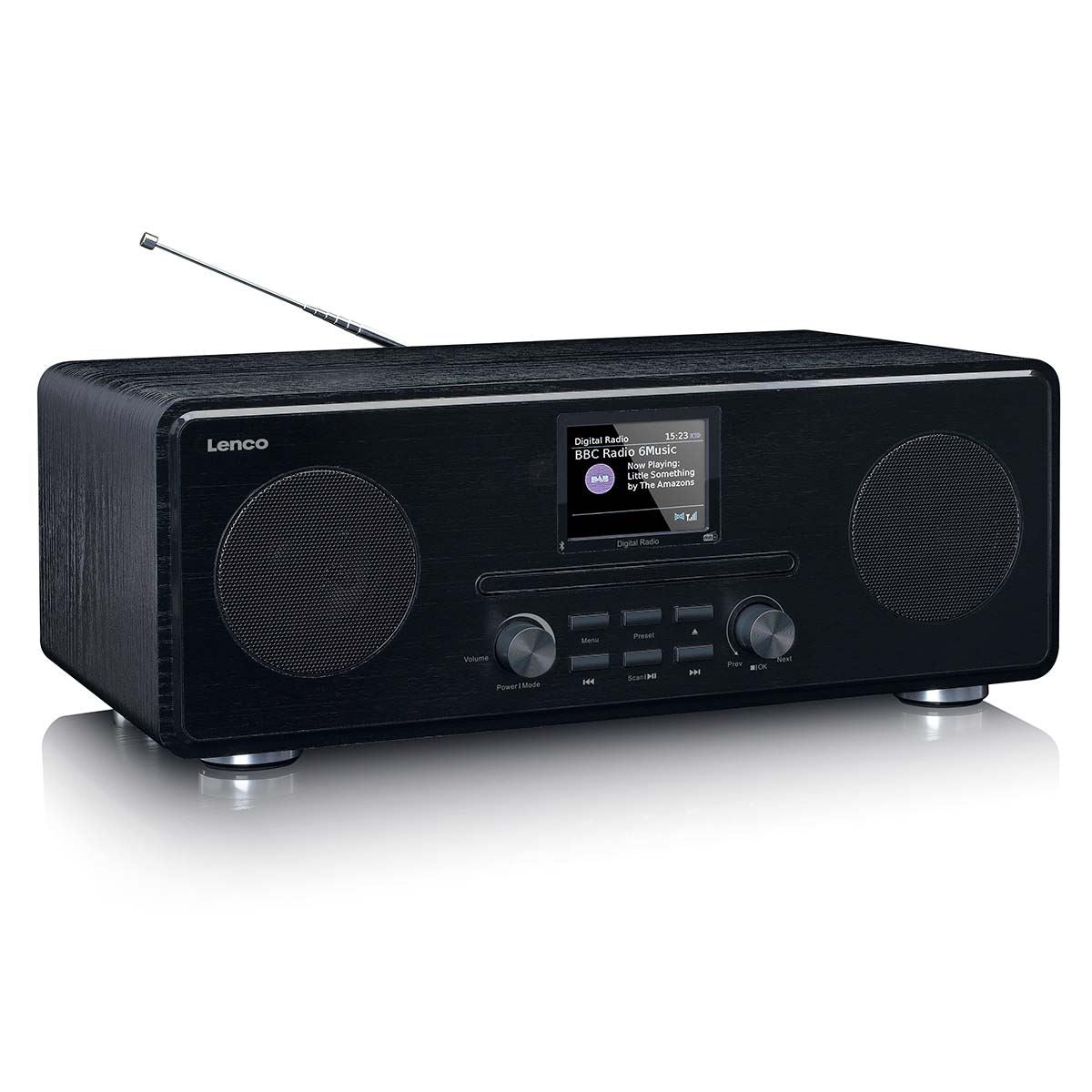 Lenco DAB+ FM radio with CD MP3 Player Bluetooth Black