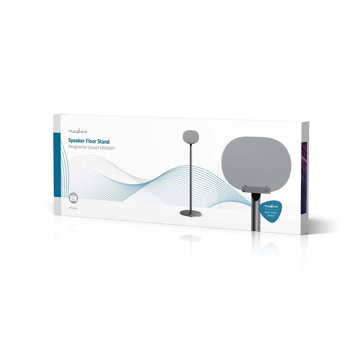 Nedis Speaker Mount | Compatible with: Sonos® Era300 | Stand | 5 kg | Fixed | ABS / Metal | Black