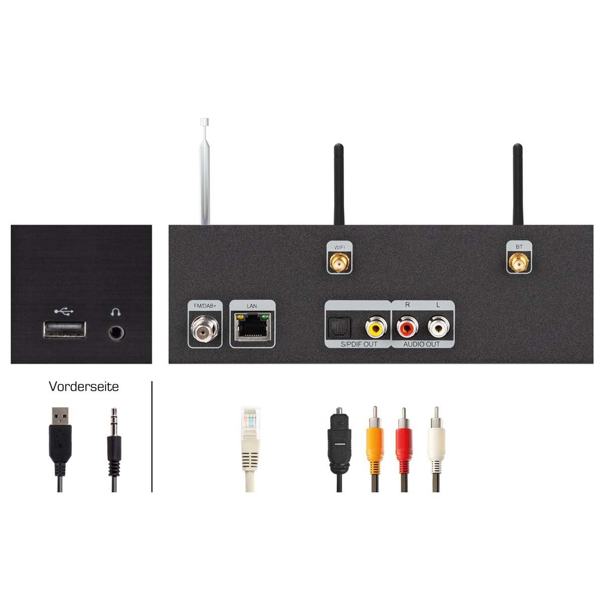 Imperial DABMAN i510 BT Multifunctional Radio DAB+ / FM / Internet / Bluetooth Black