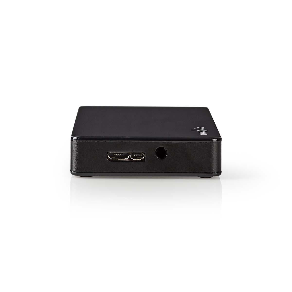 Nedis USB Hub | USB-A Male | 4x USB A Female | 4 port(s) | USB 3.2 Gen 1 | Mains Powered / USB Powered | 4x USB