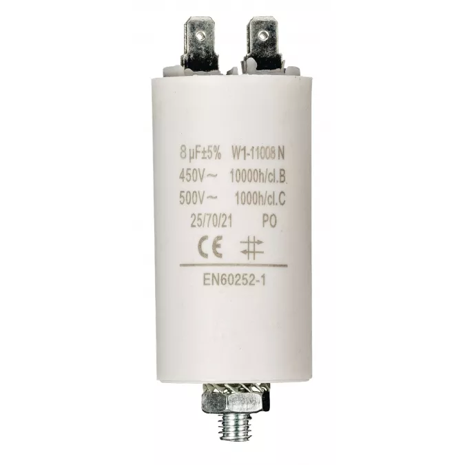 No Brand Capacitor 8.0uf / 450 v + Aarde