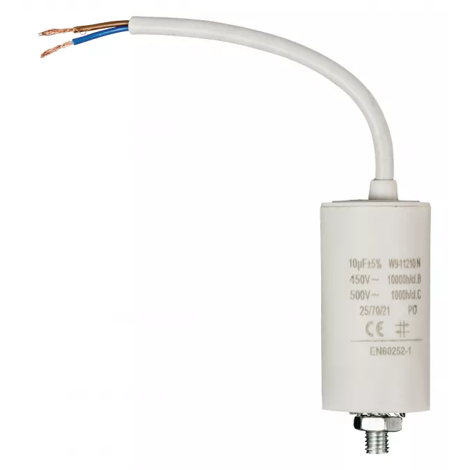 No W9-11210N | Brand Capacitor 10.0uf / 450 V + cable