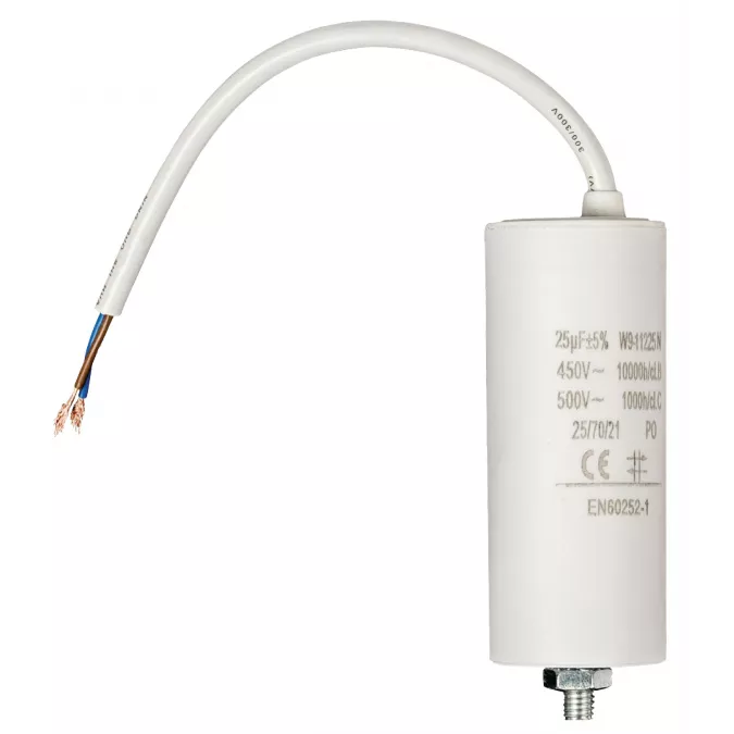 No W9-11225N | Brand Capacitor 25.0uf / 450 V + cable