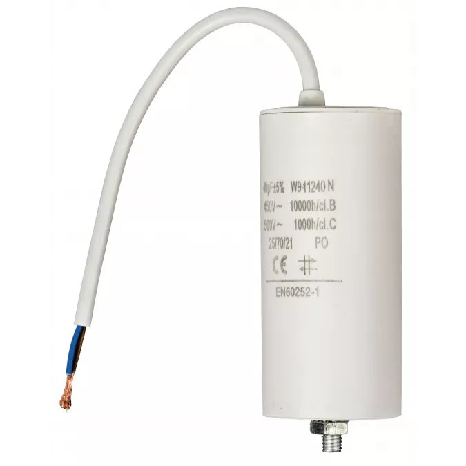 No Brand Capacitor 40.0uf / 450 V + cable