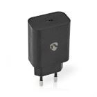 Nedis Wall Charger | 32 W | Quick charge feature | 1.5 / 2.0 / 2.5 / 3.0 A | Number of outputs: 1 | USB-C™ | Automatic Voltage Selection | Black