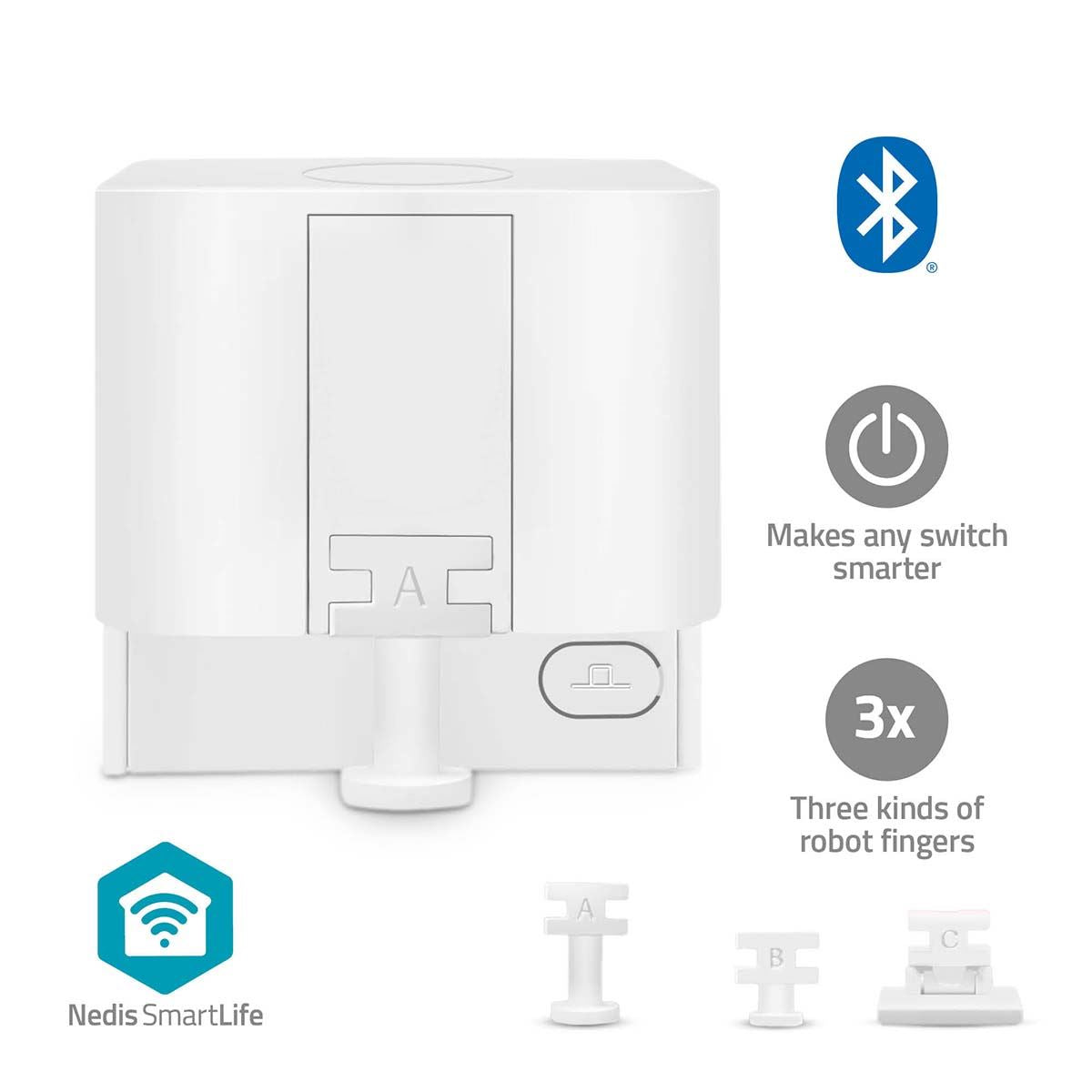 Nedis SmartLife Finger Robot | CR2 | 1000 mAh | Bluetooth® | Three kinds of fingers