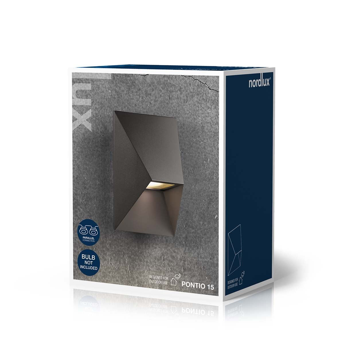 Nordlux Pontio 15 Wall light Black