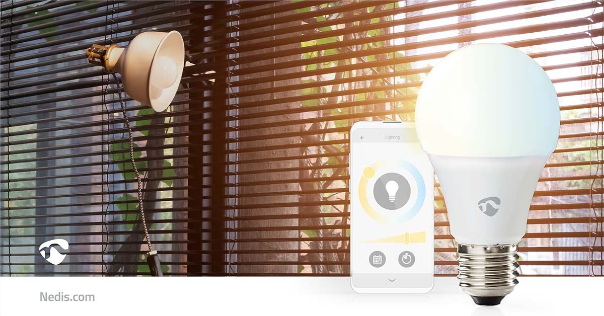 Nedis SmartLife LED Bulb | Wi-Fi | E27 | 806 lm | 9 W | Warm to Cool White | 2700 - 6500 K | Android™ / IOS | Bulb | 1 pcs