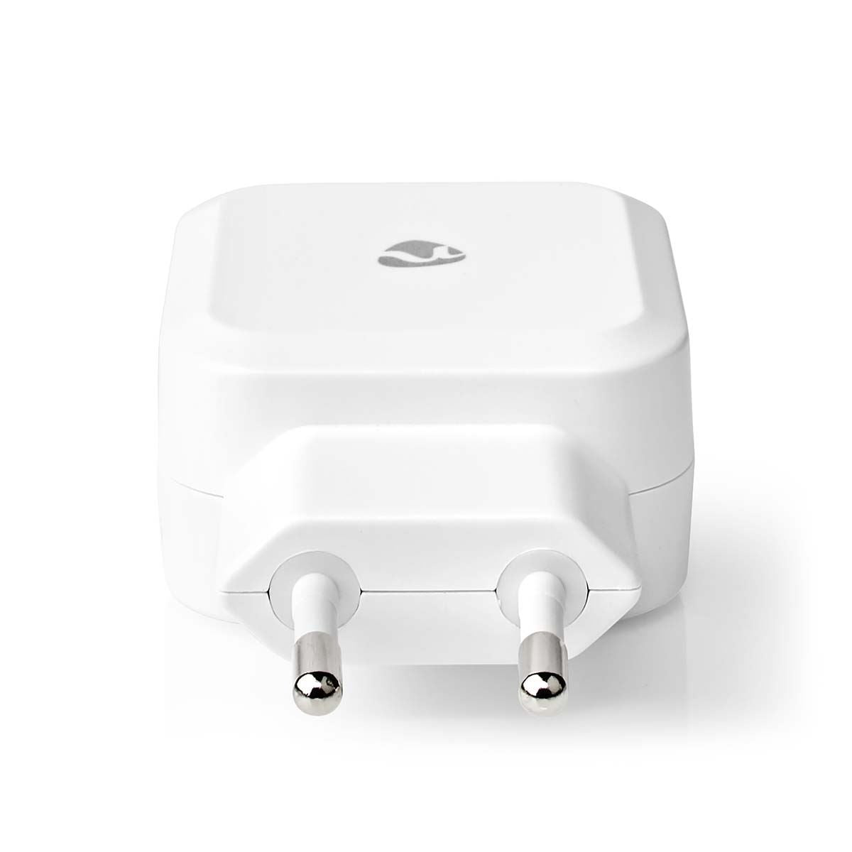 Nedis Wall Charger | 24 W | Quick charge feature | 2x 2.4 A | Number of outputs: 2 | 2x USB-A | No Cable Included | Single Voltage Output | White