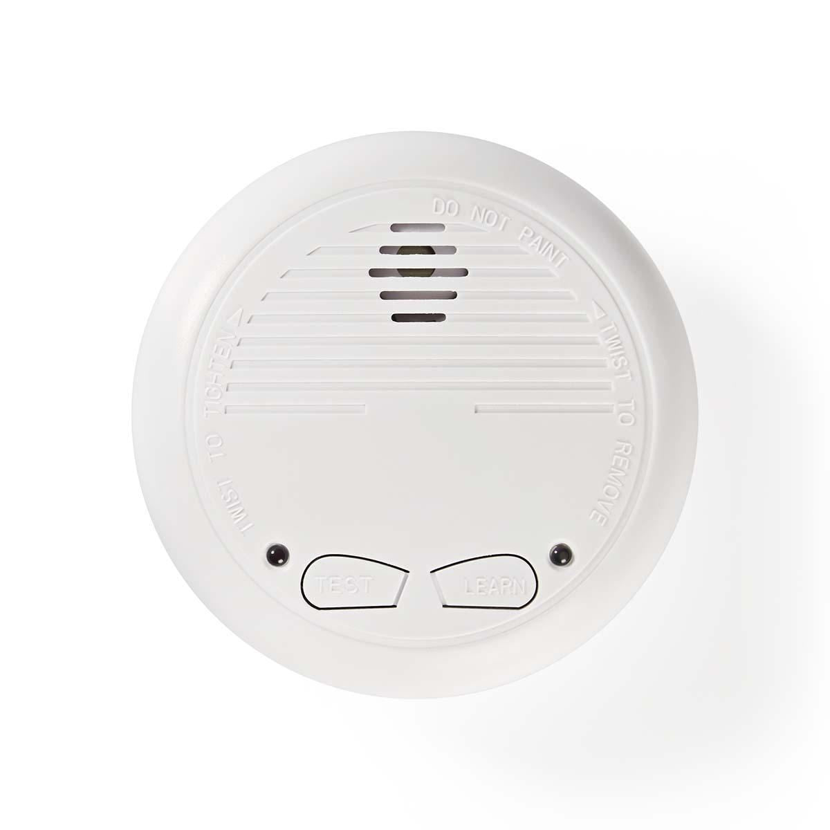 Nedis Smoke Alarm | Battery Powered | Battery life up to: 1 year | Linkable | EN 14604 | With test button | 85 dB | ABS | White