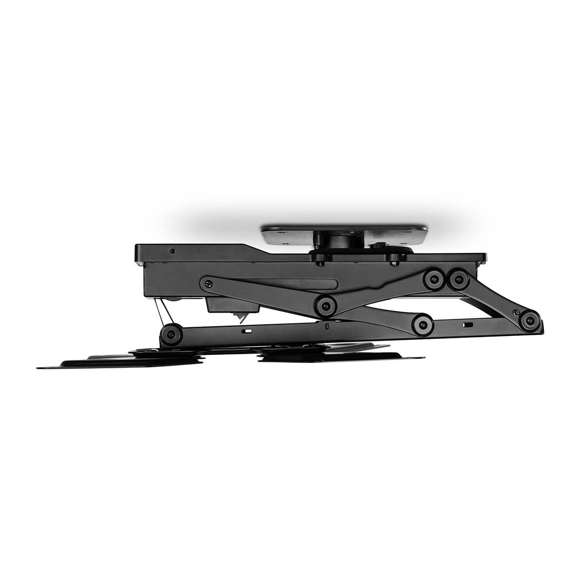 Nedis Motorised TV Ceiling Mount | 23 - 65 " | Maximum supported screen weight: 30 kg | Rotatable | Tiltable | Minimum ceiling distance: 140 mm | Remote controlled | Steel | Black