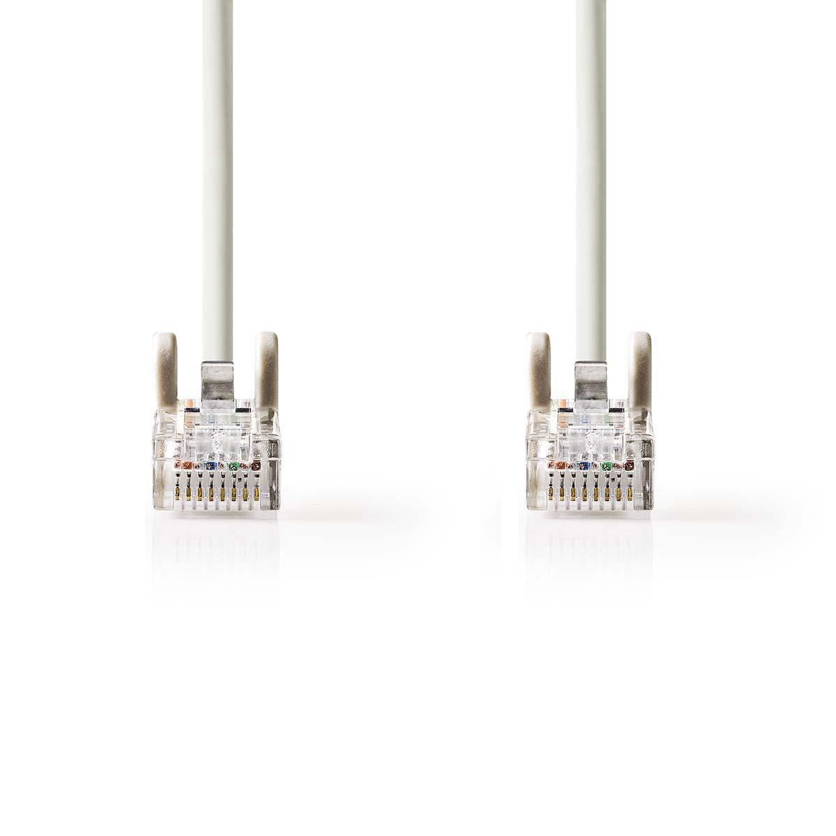 Nedis CCGP85100GY50 | CAT5e Network Cable | U/UTP | RJ45 Male | RJ45 Male | 5.00 m | Round | PVC | Grey | Envelope