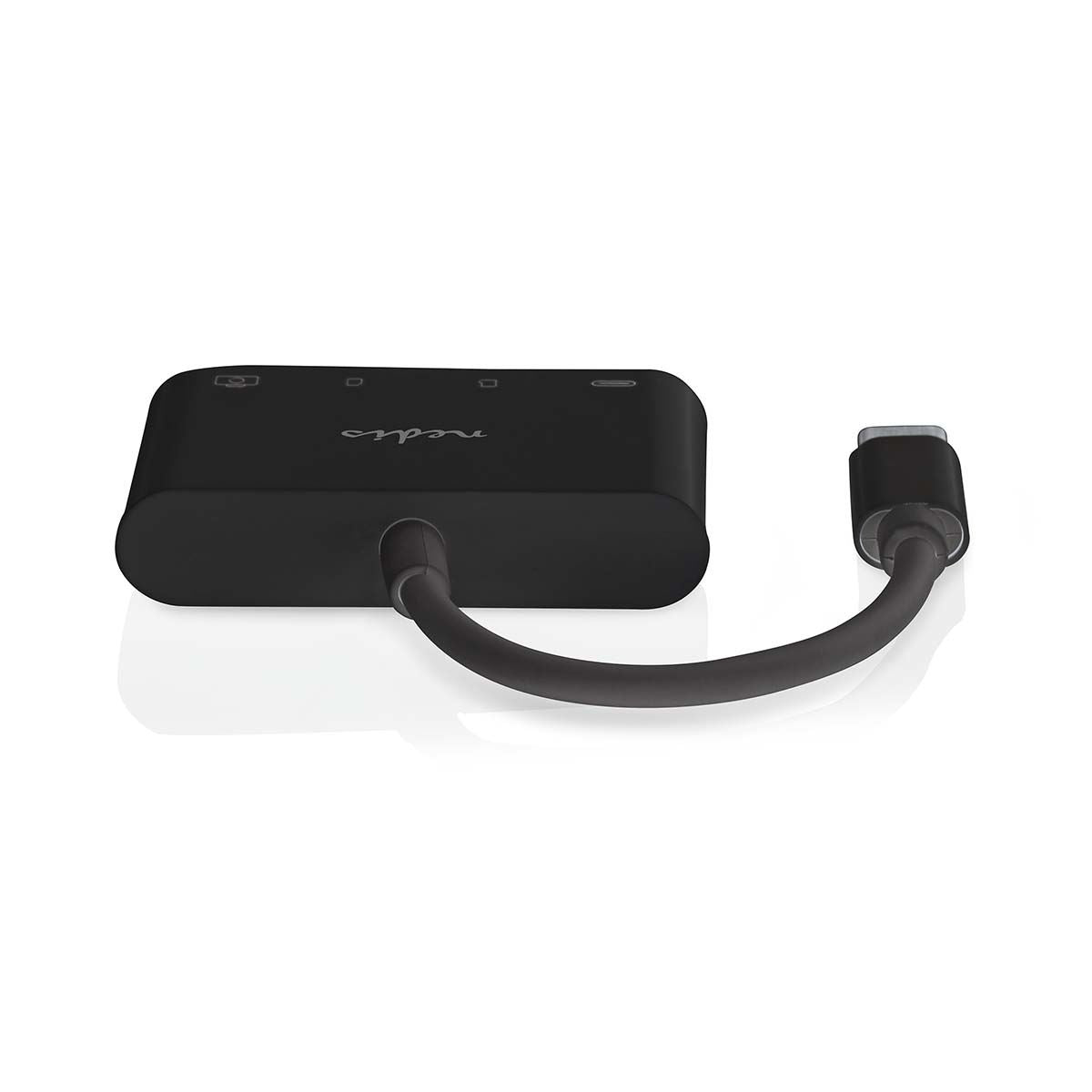 Nedis USB Hub | 1x USB-C™ | 1x USB A / 1x USB-C™ | 4 port(s) | USB 2.0 | USB Powered | SD & MicroSD