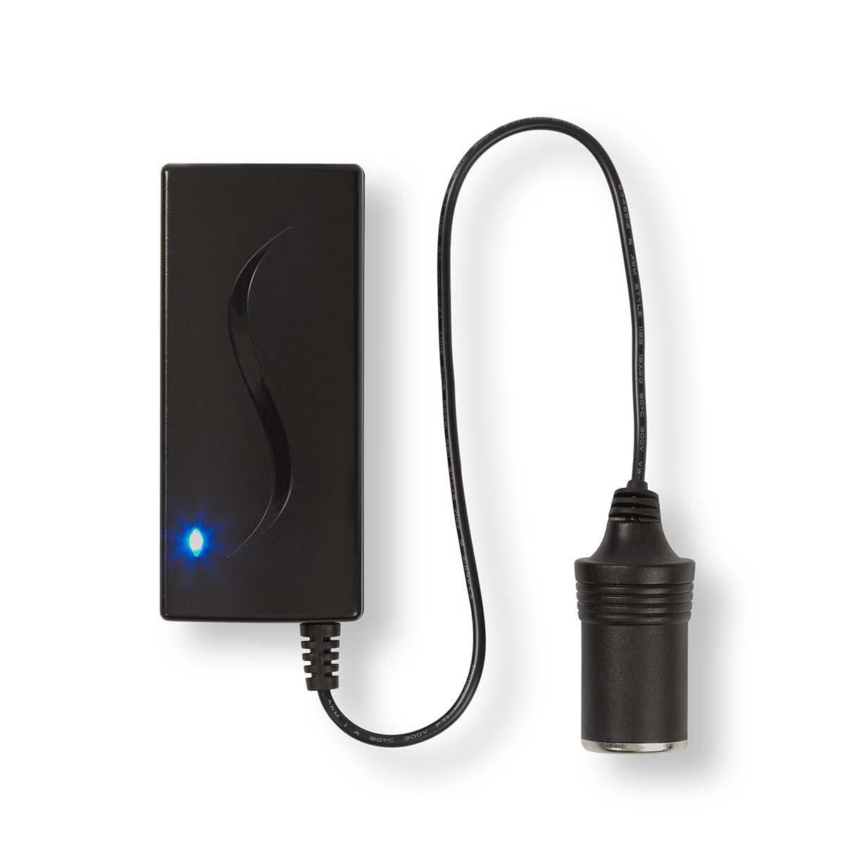 Nedis Power Converter | Mains Powered | 230 V AC 50 Hz | 12 V DC | 60 W | Plug with earth contact | Black