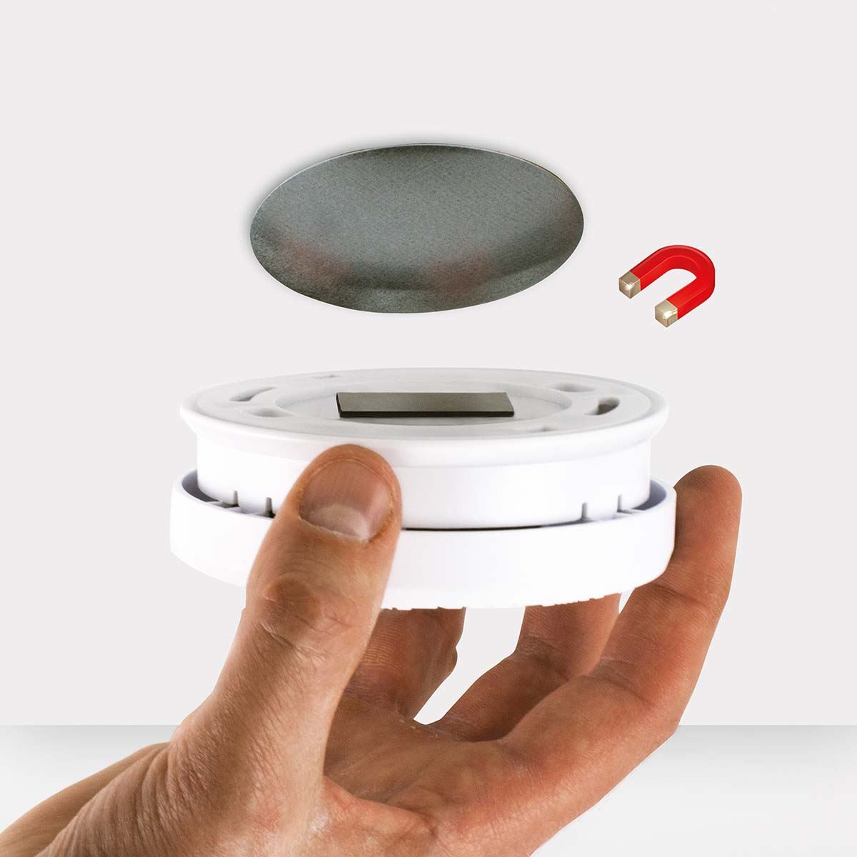 Alecto MK-2 Magnetic Mounting Kit for Smoke Detectors and Carbon Monoxide Alarms